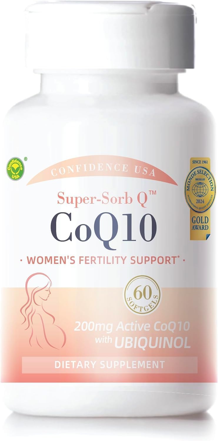 Fertility Support Softgels with 200mg CoQ10 and Ubiquinol