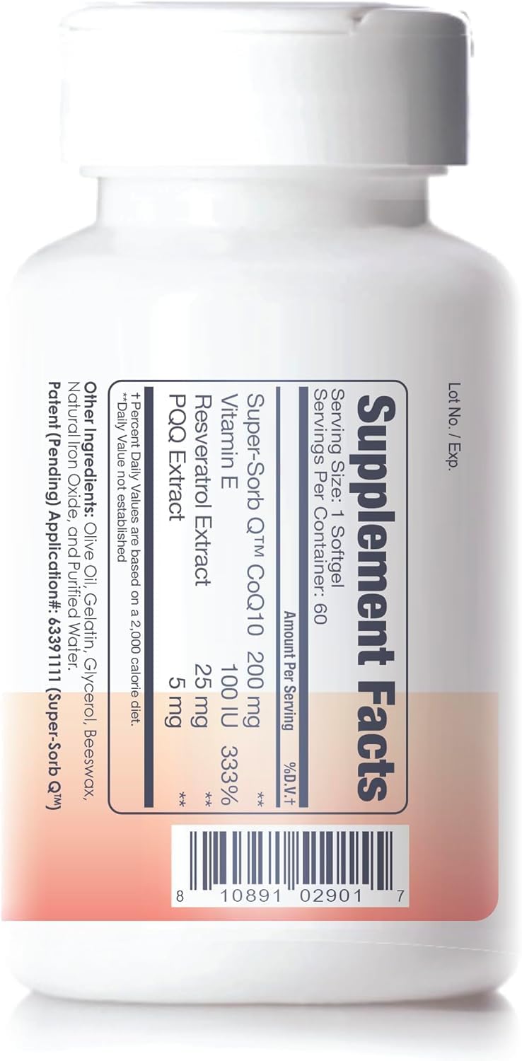 Fertility Support Softgels with 200mg CoQ10 and Ubiquinol