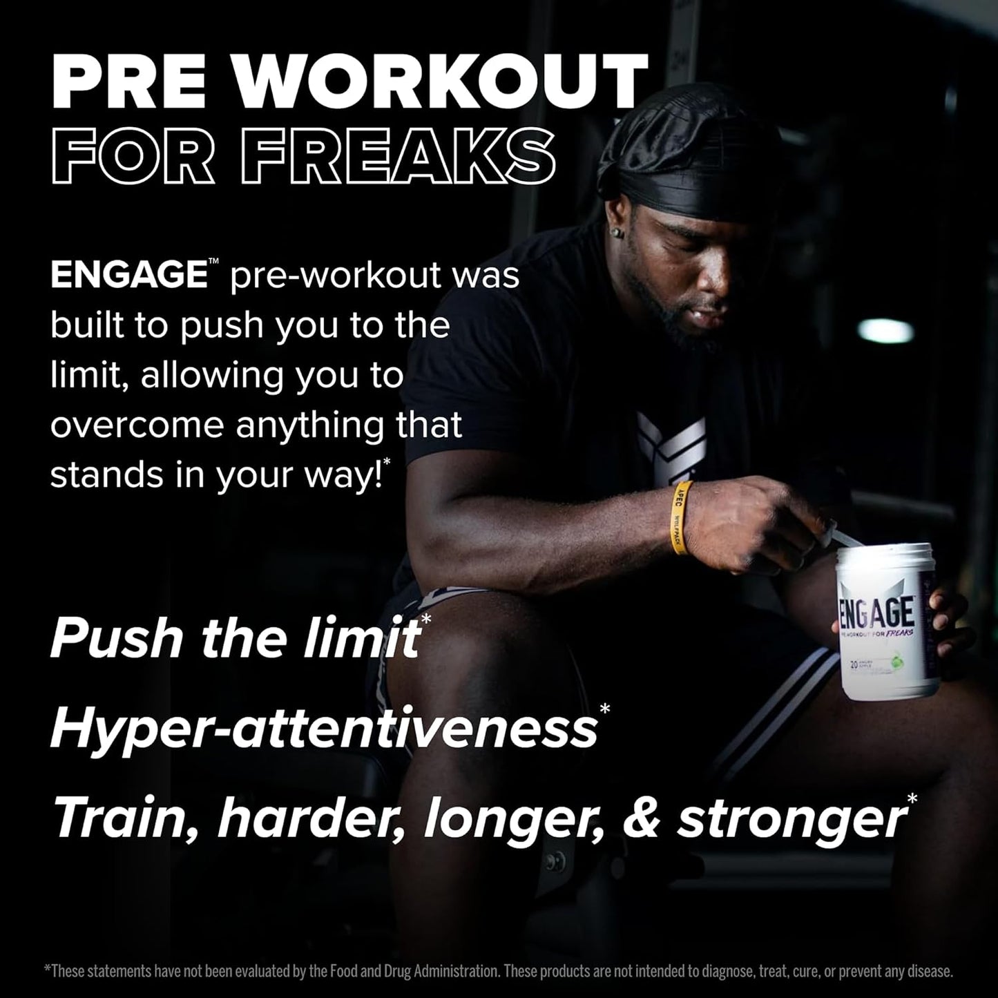 FINAFLEX Engage Pre Workout, Loaded Lemon - Enhance Performance with Creatine, Beta-Alanine, Alpha GPC, Citrulline & Caffeine - 20 Servings