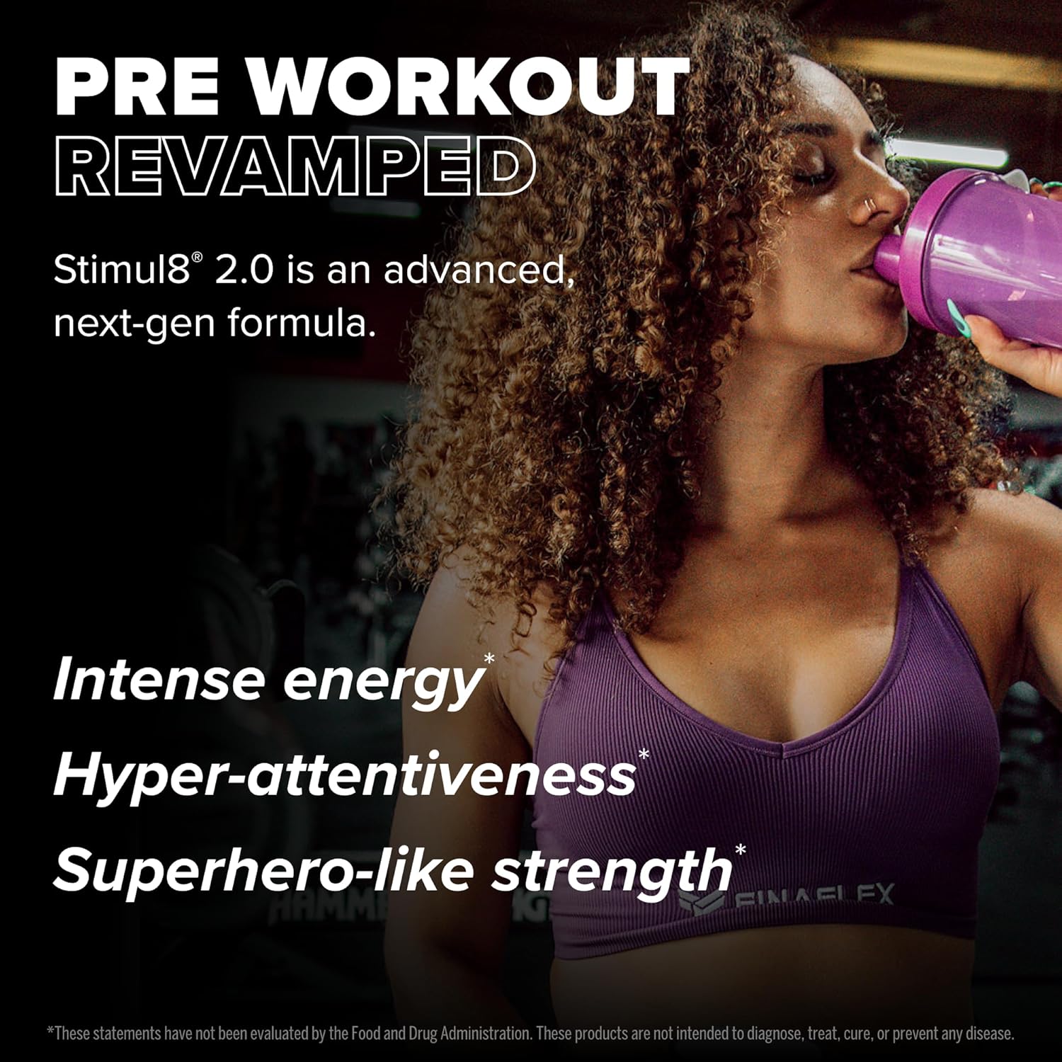 FINAFLEX STIMUL8 2.0 Pre Workout, Granny Apple Flavor - Boosts Energy, Focus, and Strength - Contains Beta-Alanine, Alpha GPC, and Caffeine - 30 Servings