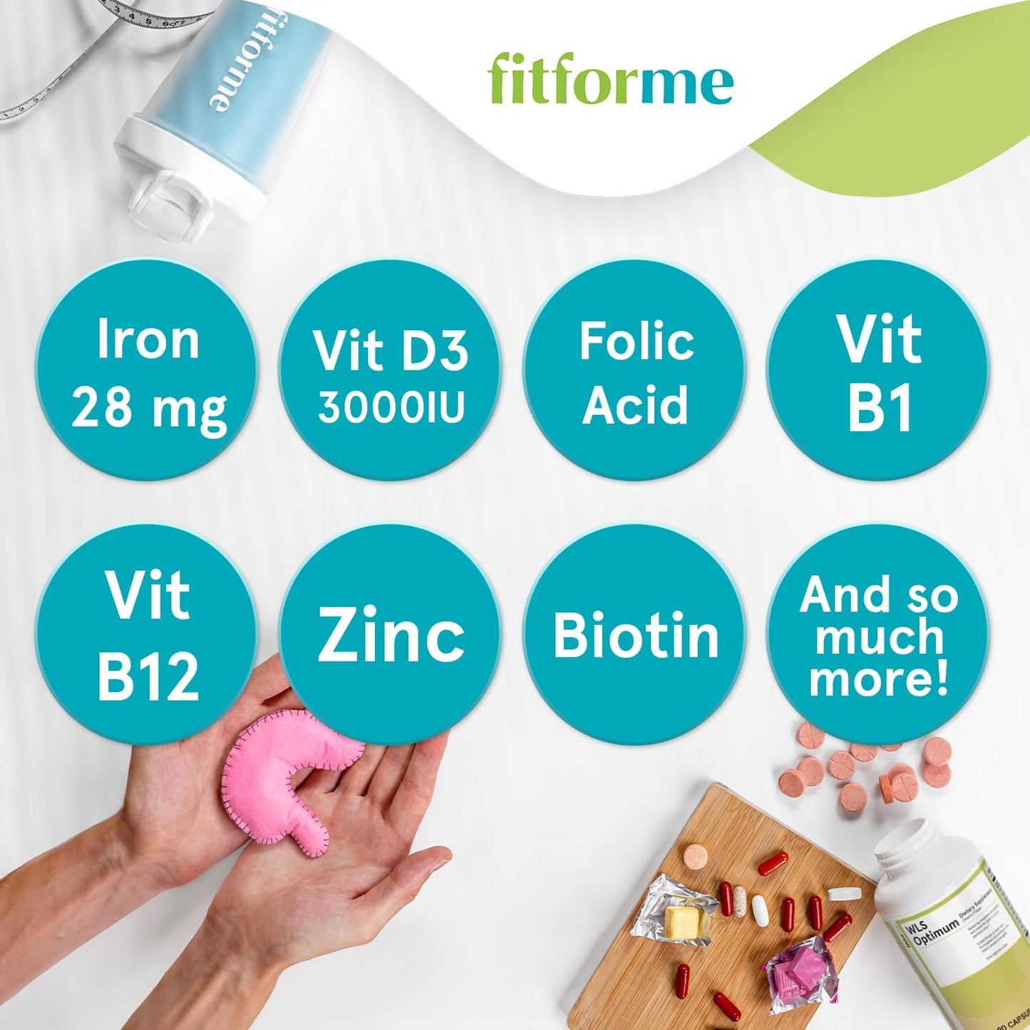 FitForMe Bariatric Multivitamins: Gastric Sleeve One-a-Day Capsules - 10 Day Starter Pack with Essential Nutrients