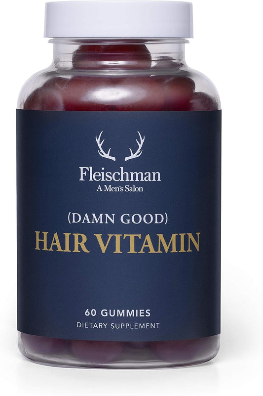 Fleischman Damn Good Hair Vitamin Gummies for Men - 60 Count