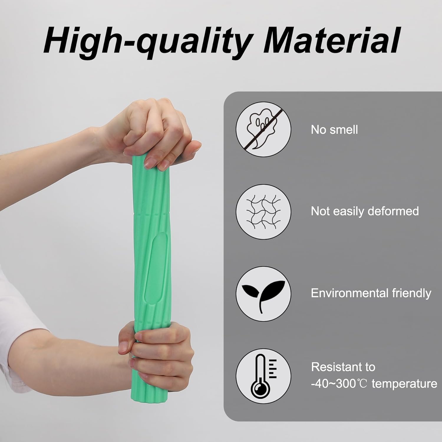 Flex Therapy Bar Strengthener for Tennis Elbow, Golfers Elbow, Tendonitis - Wrist, Forearm Pain Relief