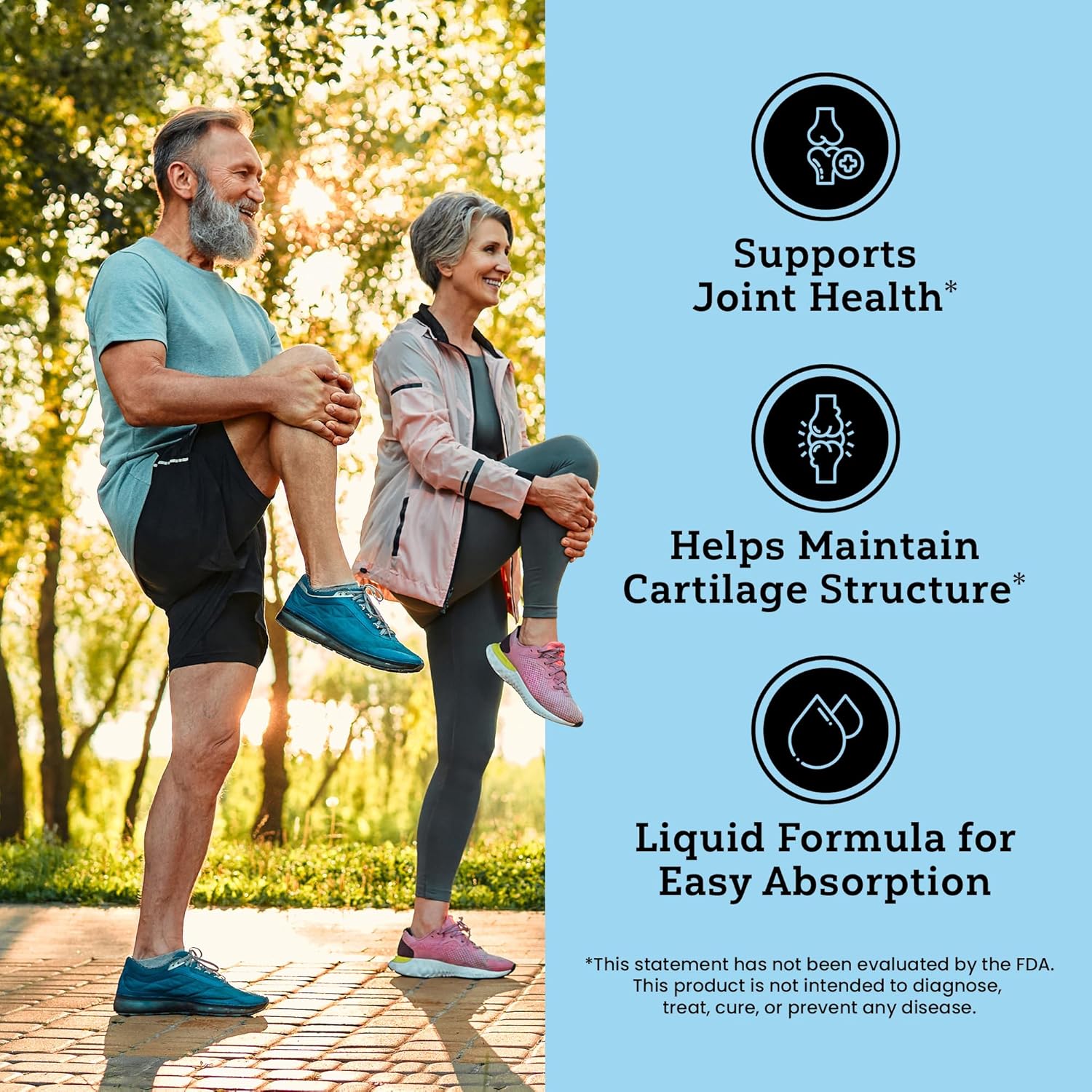 Flexicose Plus Liquid Joint Care Supplement - 8 fl oz - Advanced Joint Support with Glucosamine, Chondroitin & MSM - Men and Women Joint Health