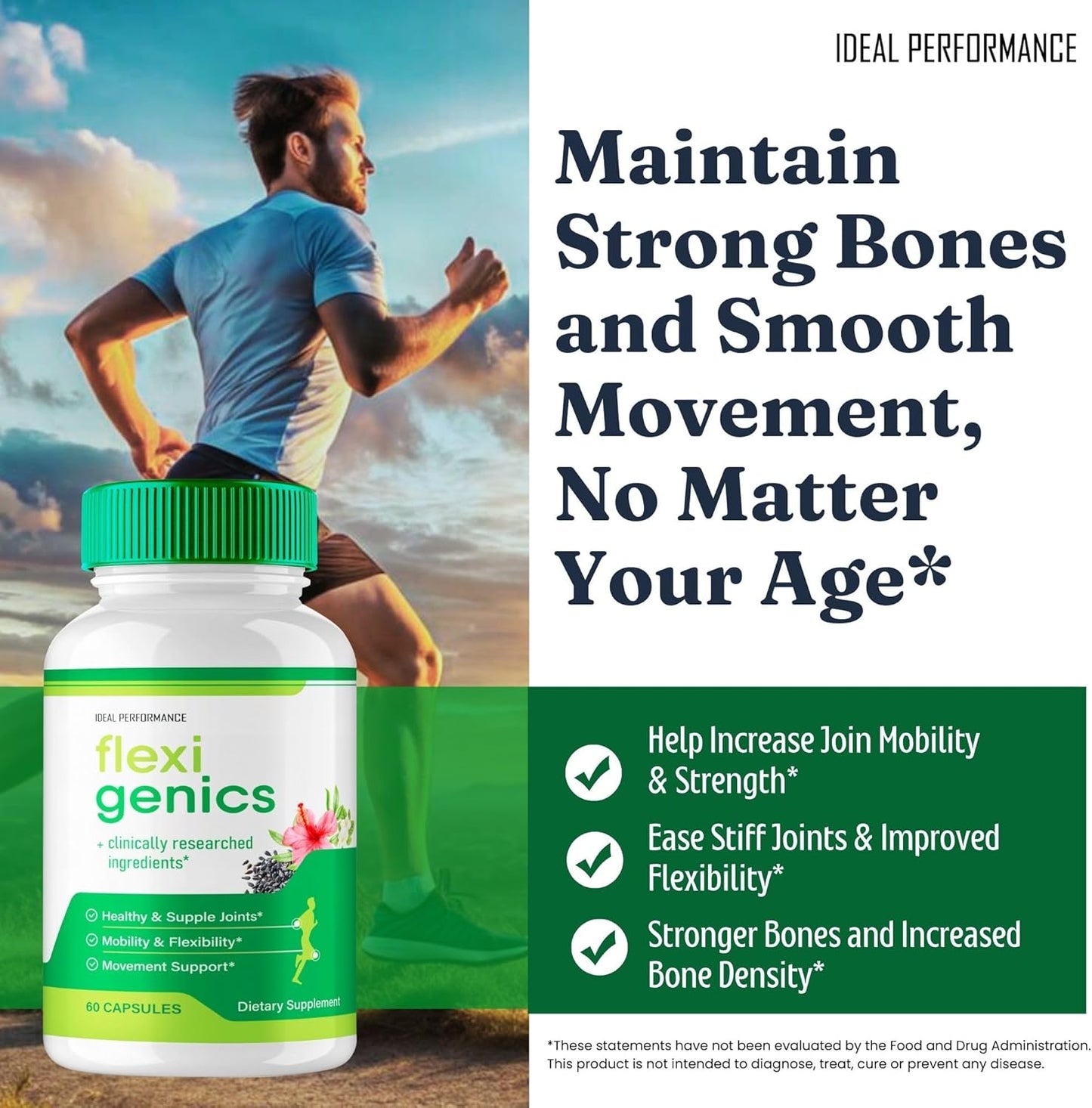 Flexigenics Capsules - Maximum Strength Advanced Formula Supplement (3 Pack)