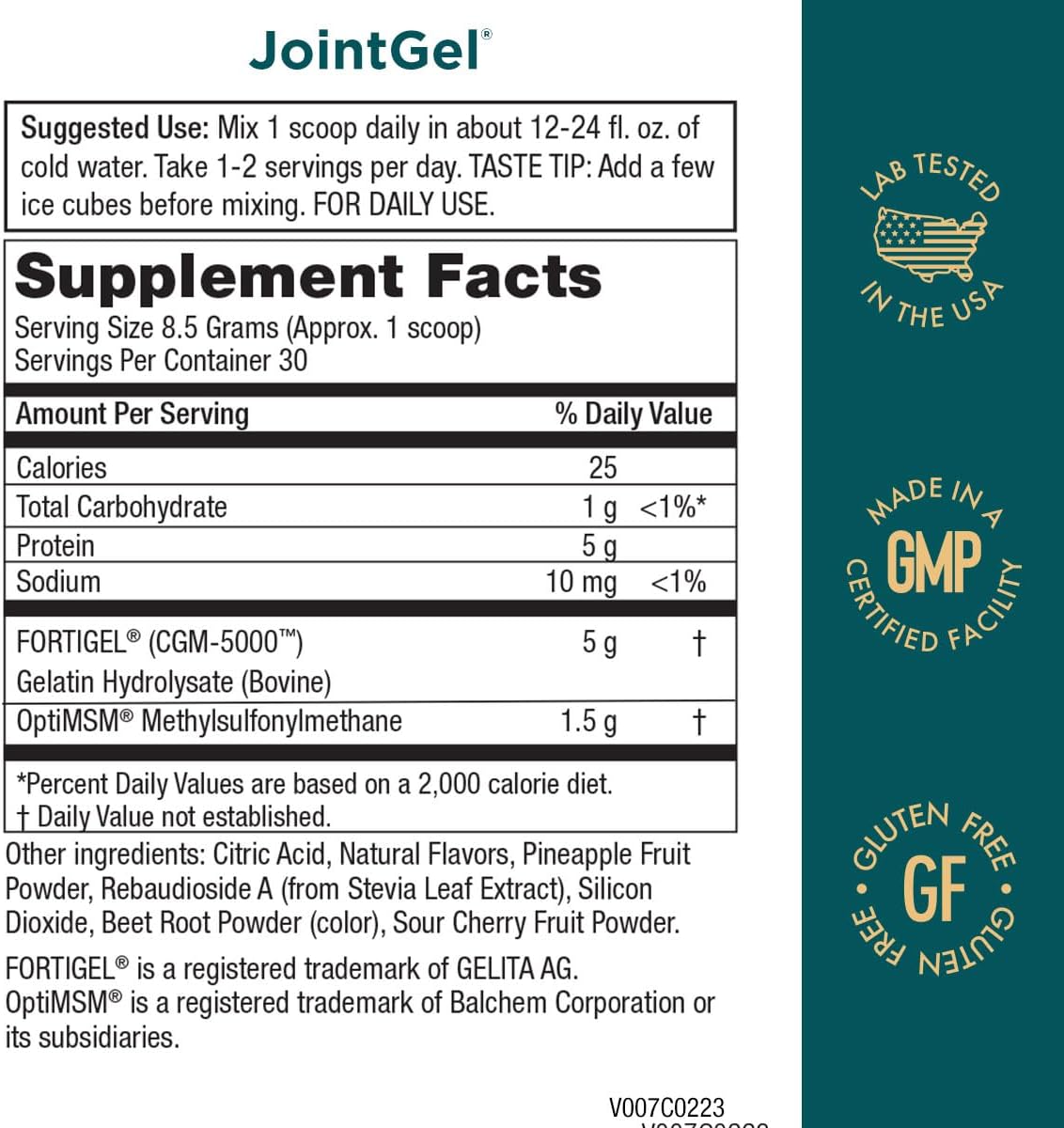 Flexuron Joint Formula with Krill Oil, Hyaluronic Acid, and Astaxanthin + Berry Joint Gel Powder with Collagen Peptides and MSM