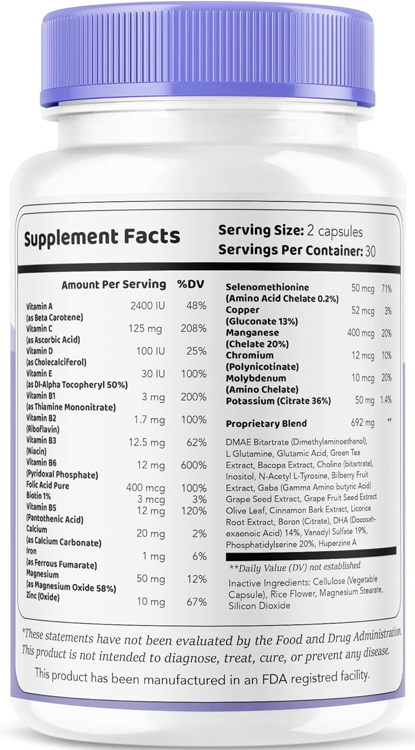 FlushFactor Plus (3 Pack) - All Natural Supplement Support Capsules for 3 Months - 180 Capsules