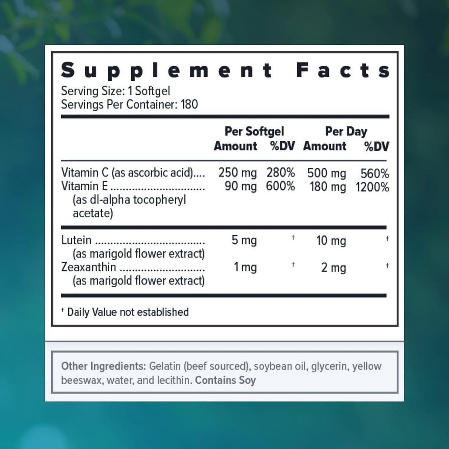 Focus Vision Support Zinc-Free Softgel Capsules 2-Pack | AREDS2 Based Eye Vitamin | Macular Generation Support | Easy to Swallow Formula