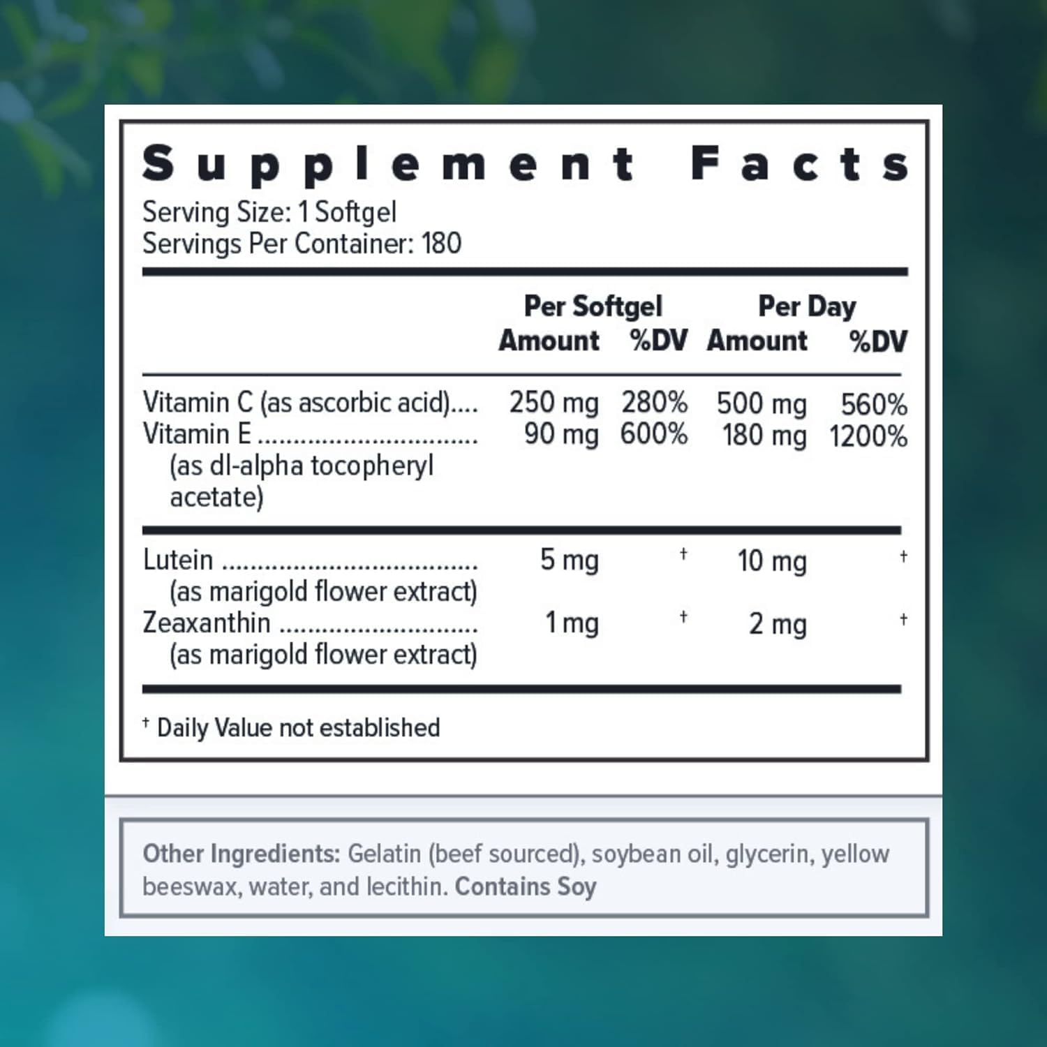 Focus Vision Support Zinc-Free Softgel Capsules 2-Pack | AREDS2 Based Eye Vitamin | Macular Generation Support | Easy to Swallow Formula