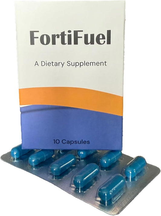 Fortifuel Male Sports Performance Nutritional Support Supplements - 10 Pack, Made in USA