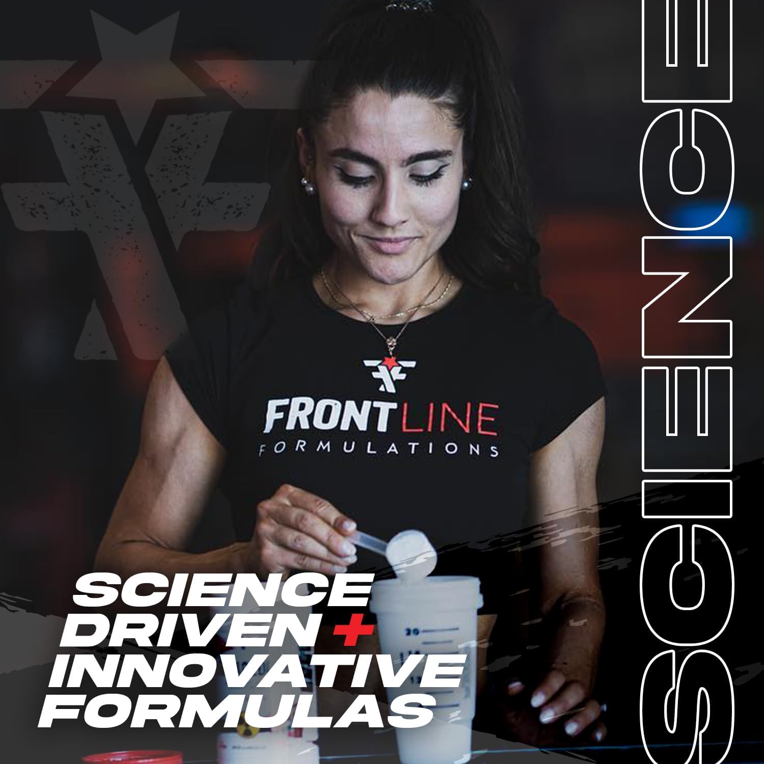 Frontline Formulations Amino Flood: BCAAs and Essential Amino Acids, Muscle Building Formula with Great Taste, Veteran Owned (30 Servings)