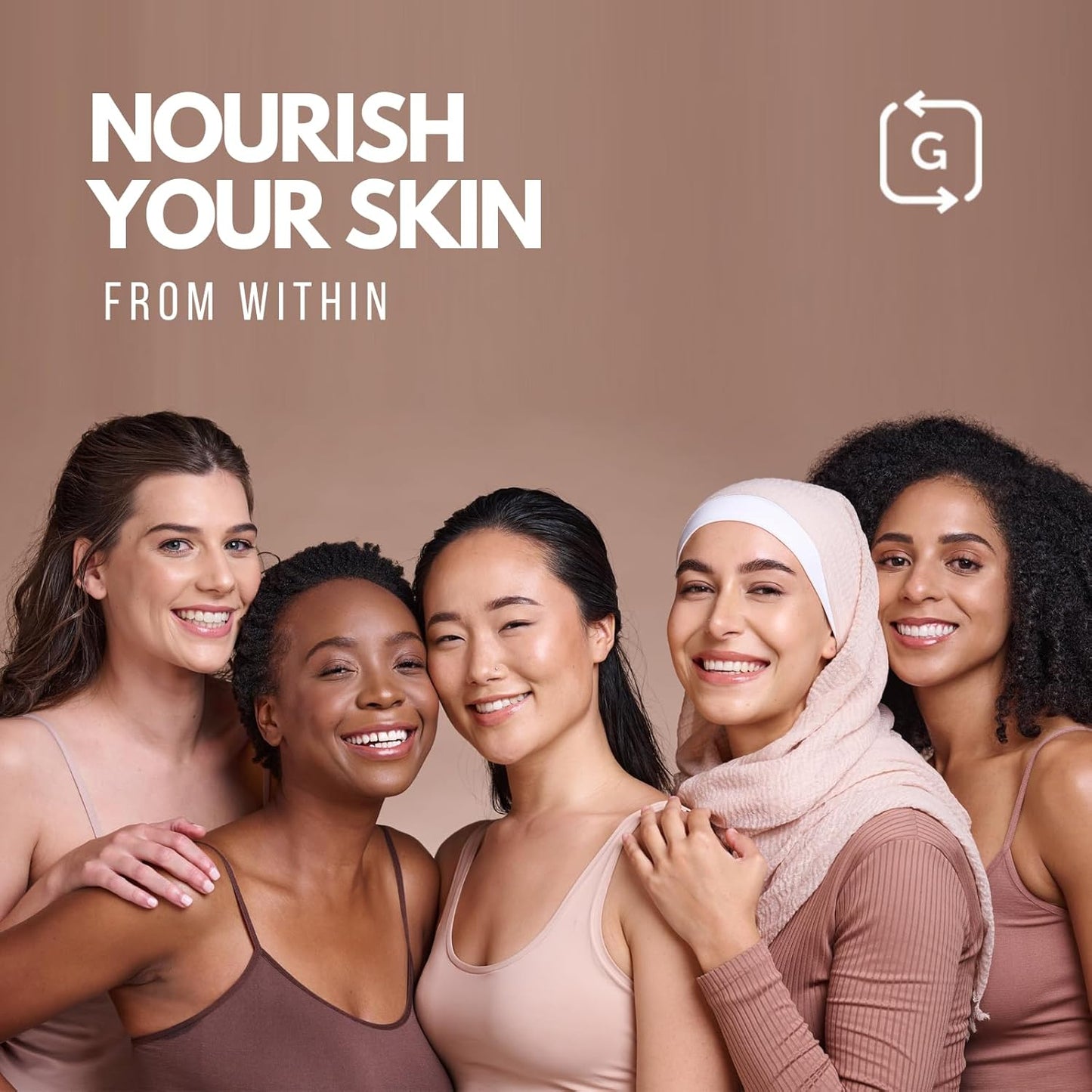 G Glyteine 400mg Glutathione Supplement for Cellular Support - Antioxidant Boost - 270 Capsules