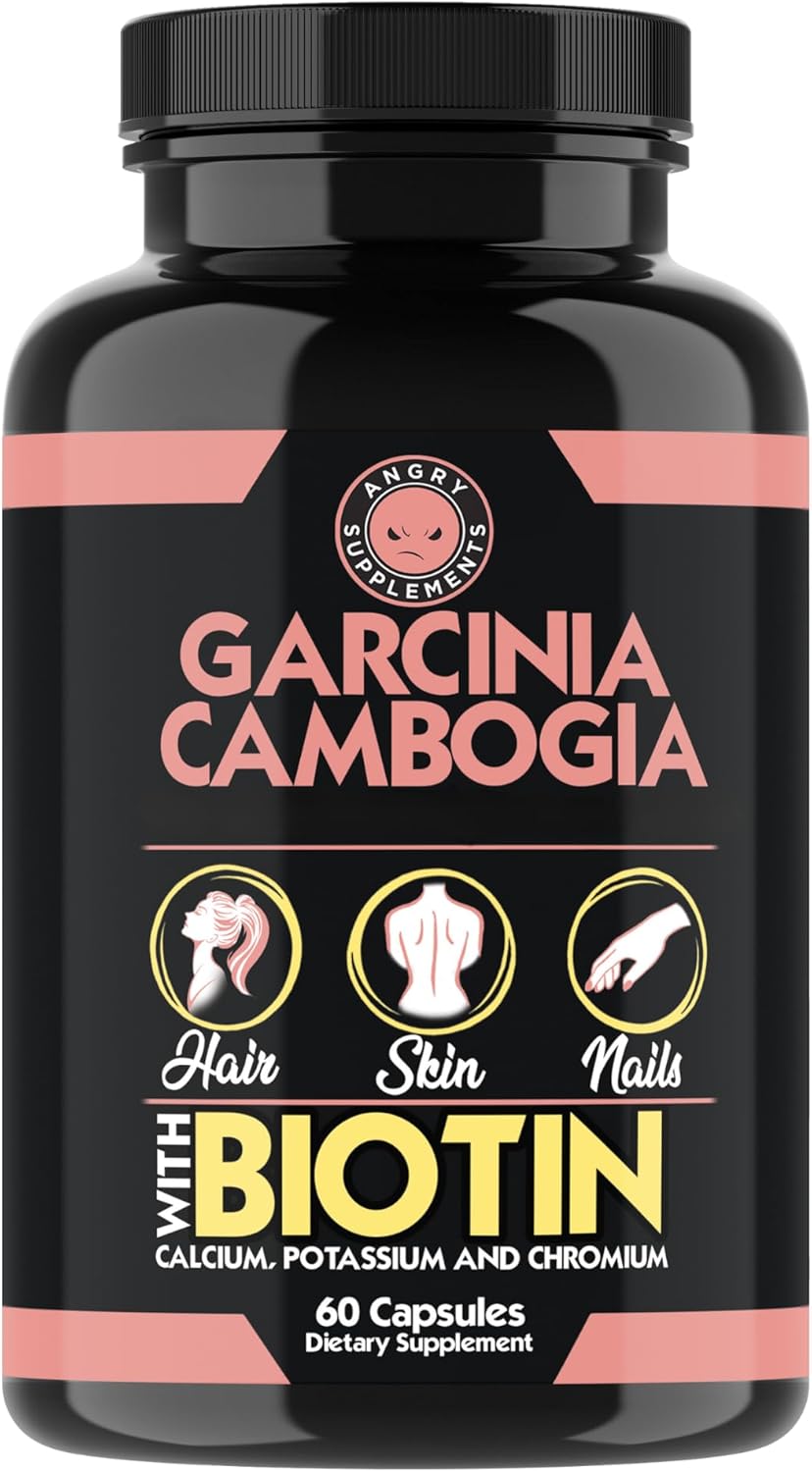 Garcinia Cambogia with Biotin, Calcium, Chromium, and Potassium - 60 Capsules (1-Bottle)