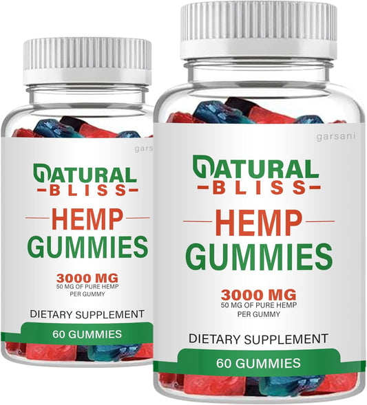 Garsani Natural Bliss metabolism booster Gummies - 2 Pack with 120 Gummies for Natural Bliss