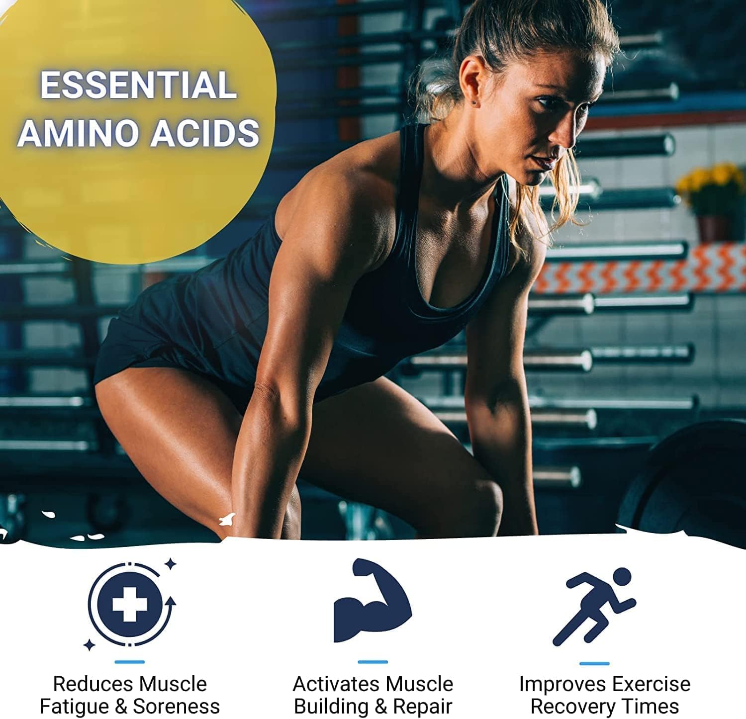 Gaspari Nutrition Vegan Fermented EAAs with Electrolytes for Recovery (30 Servings, Lemon Ice)