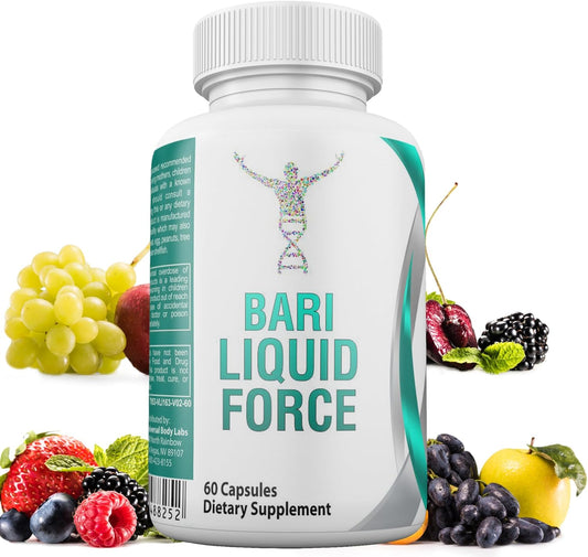 Gastric Bypass Vitamins with Iron & Super Fruits/Vegetables for Post-Bariatric Surgery - Quick-Dissolve Gel Capsules