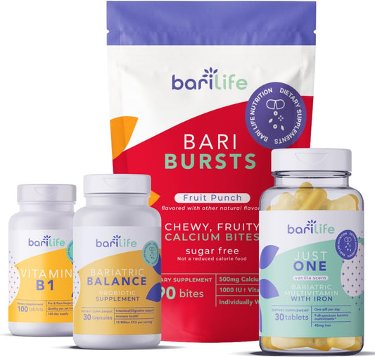 Gastric Sleeve & Bypass Vitamin Supplement Starter Kit - Fruit Punch Flavor