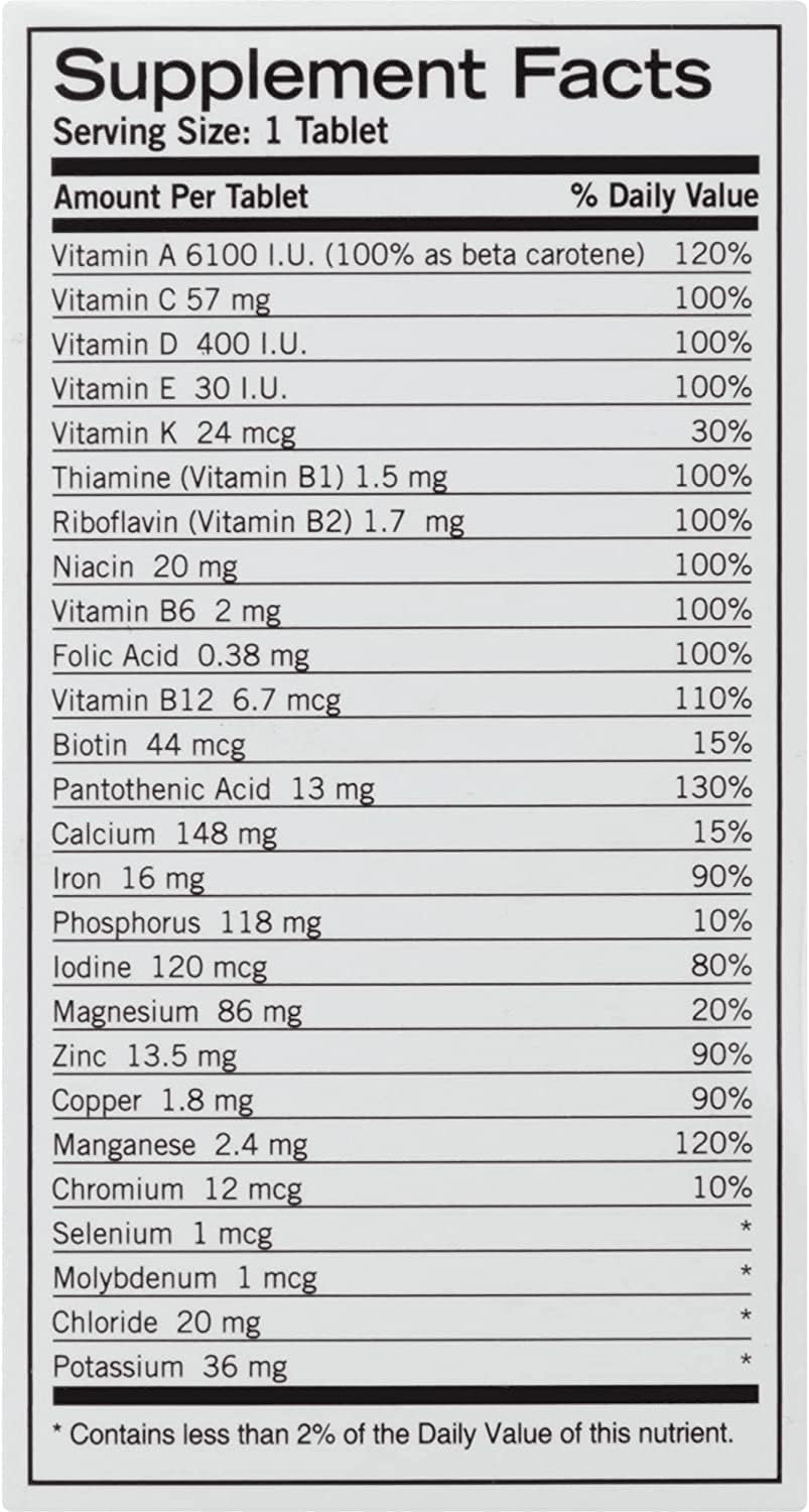Geritol Complete Tablets - Pack of 5, 500 Tablets Total