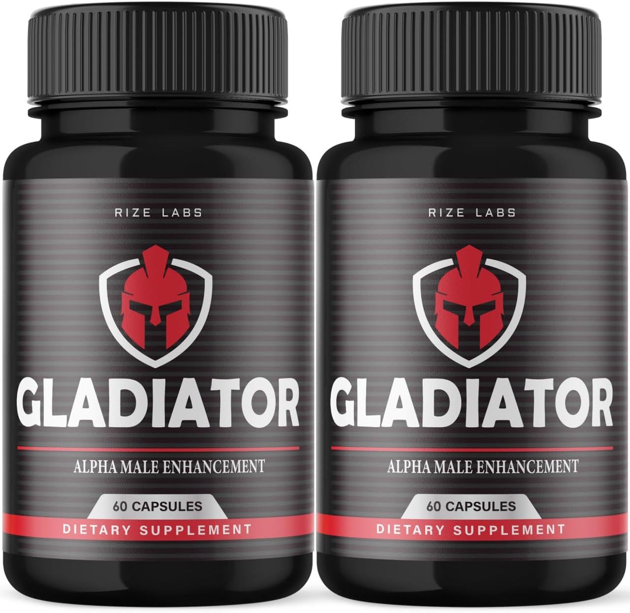 Gladiator Capsules by Rize Labs - Maximum Strength Performance Supplement for Men, Enhances Muscle Growth (120 Capsules)