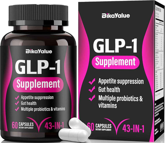 GLP-1 Alternative Supplement, Natural Extracts with Hops, Green Tea Extract, Garcinia Cambogia, Multivitamins, Probiotics, for Gut, GLP-1 Activate & Overall Health - 040
