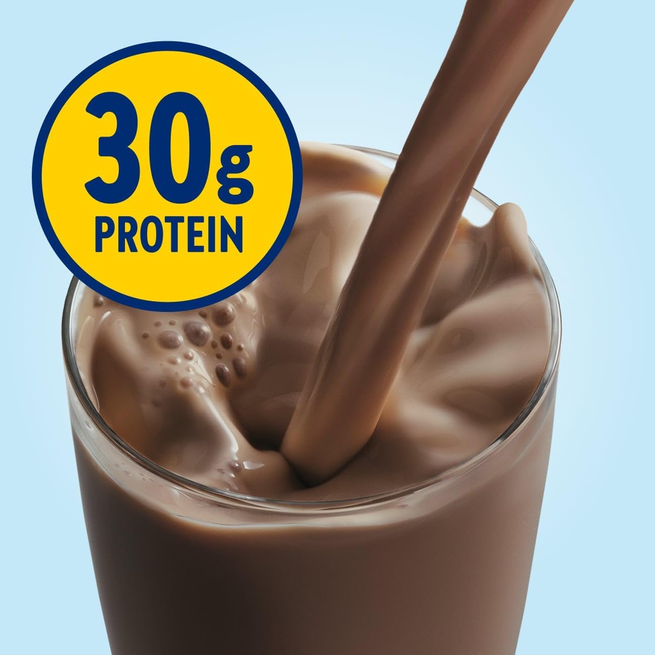 Glucerna Protein Smart Shake for Diabetics, 30g Protein, 150 Calories, Chocolate, 11-fl-oz Bottle, 4 Count