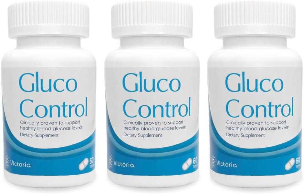 Gluco Control Dietary Supplement with Garcinia Cambogia, Gymnema Sylvestre, White Kidney Bean, Green Tea - 180 Capsules