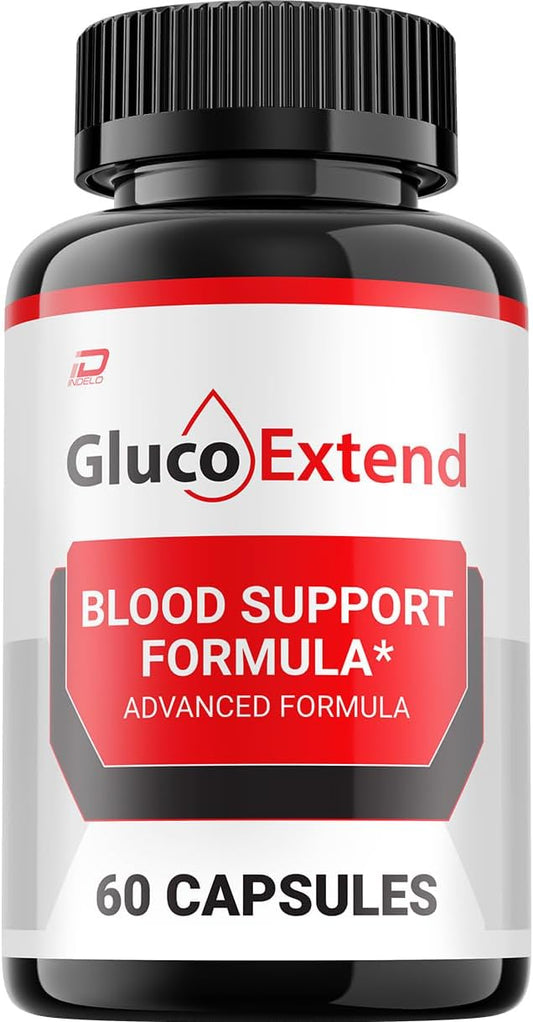 Gluco Extend Capsules - Maximum Strength All Natural Supplement for Healthy Glucose Levels (1 Pack - 60 Capsules)