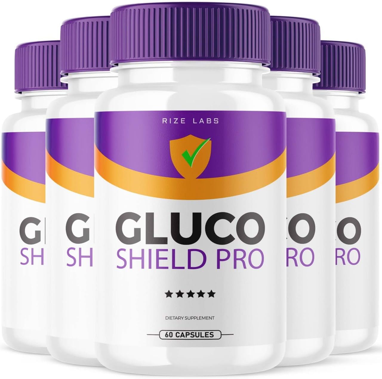 Gluco Shield Pro Support Supplement - Pack of 5 Capsules for Optimal Wellness