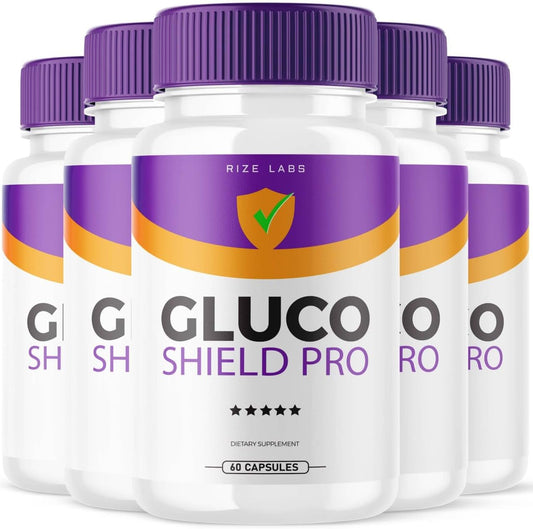 Gluco Shield Pro Support Supplement - Pack of 5 Capsules for Optimal Wellness