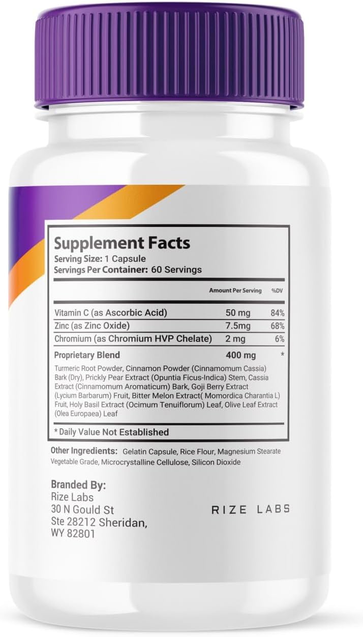 Gluco Shield Pro Support Supplement - Pack of 5 Capsules for Optimal Wellness