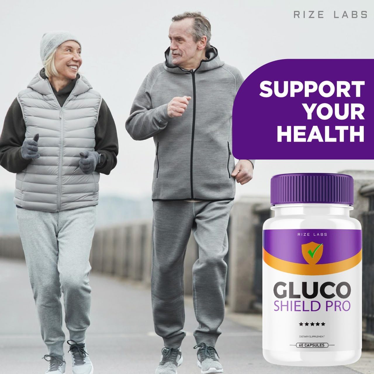 Gluco Shield Pro Support Supplement - Pack of 5 Capsules for Optimal Wellness