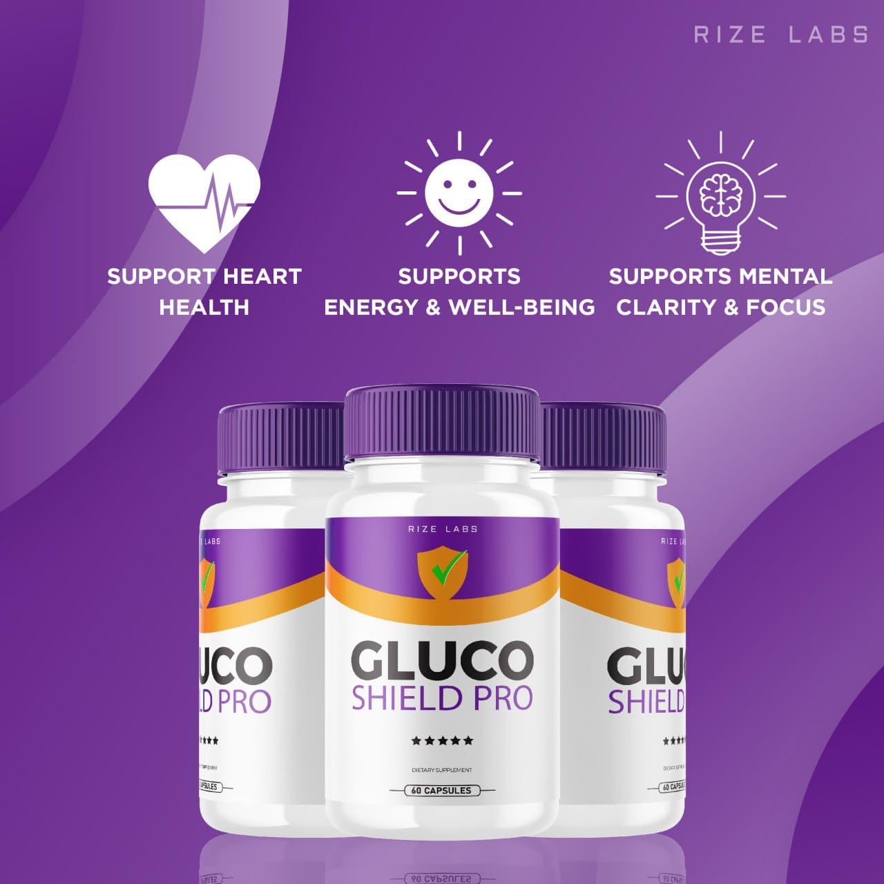Gluco Shield Pro Support Supplement - Pack of 5 Capsules for Optimal Wellness