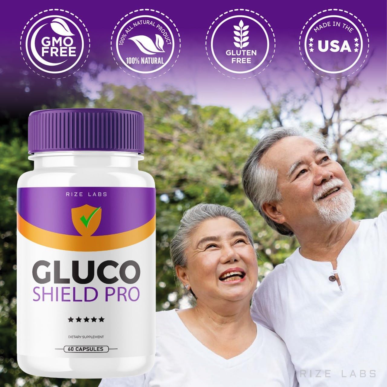 Gluco Shield Pro Support Supplement - Pack of 5 Capsules for Optimal Wellness