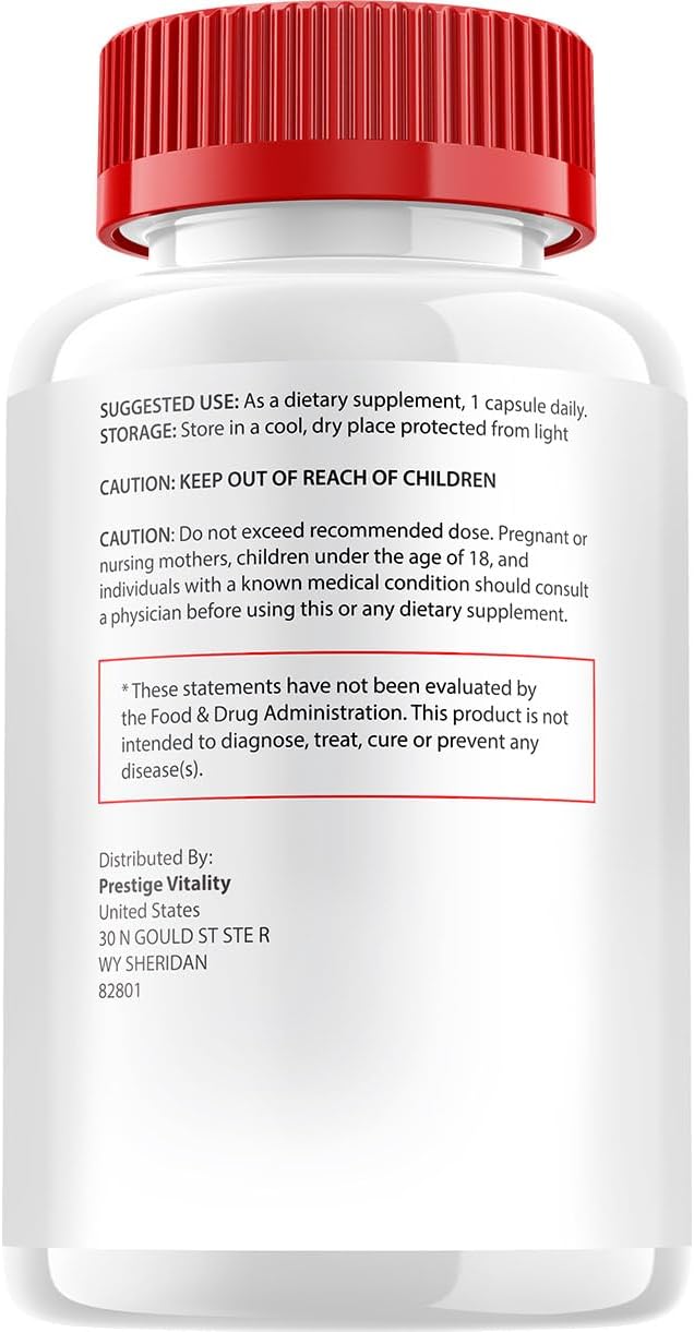 GlucoBio Advanced Vitamin Capsules - Natural Formula for Healthy Glucose Levels - 60 Capsules