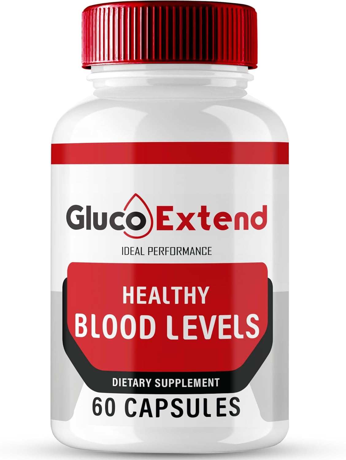 GlucoExtend Capsules - Maximum Strength Glucose Support Formula - All Natural Health Supplement - 60 Capsules