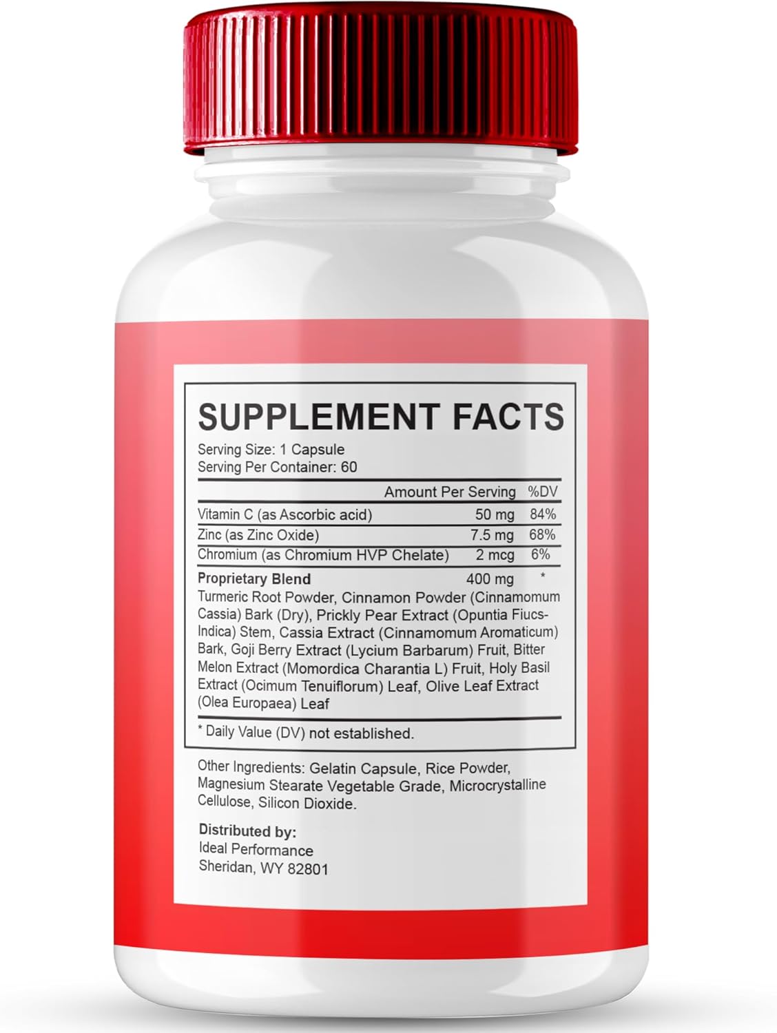 GlucoExtend Capsules - Maximum Strength Glucose Support Formula - All Natural Health Supplement - 60 Capsules