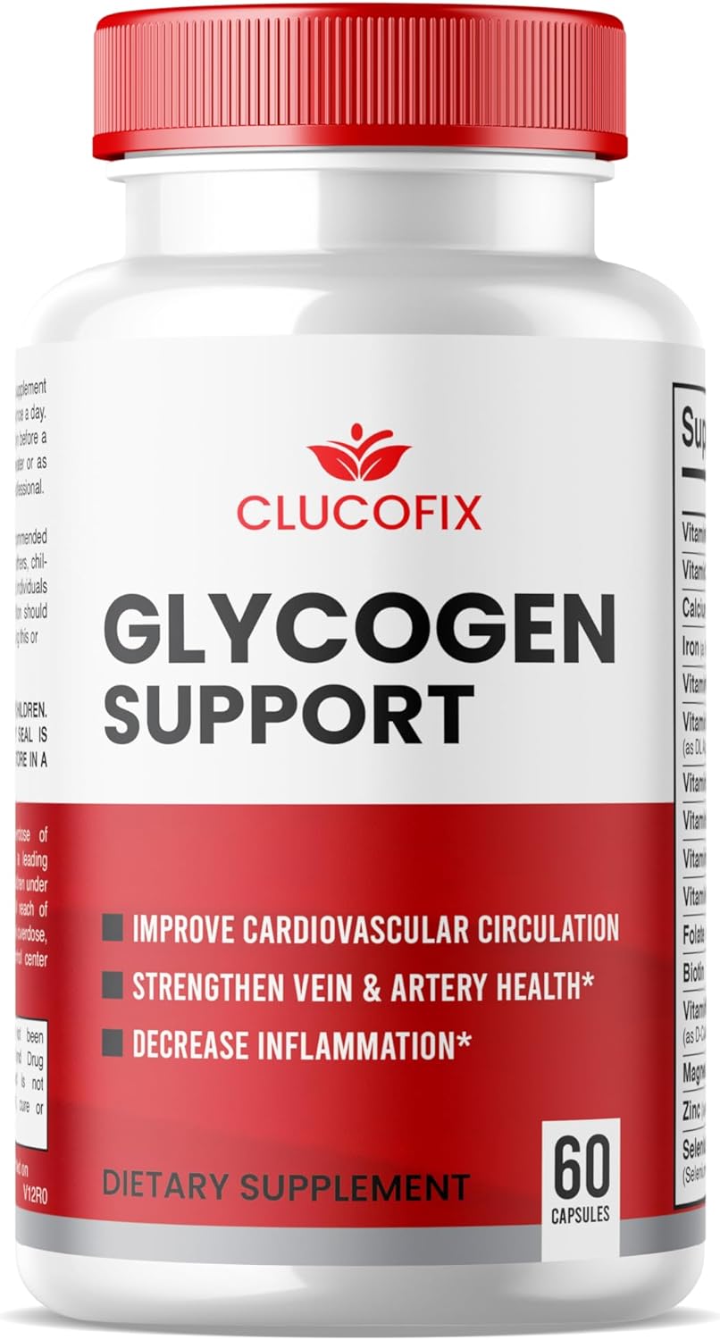 GlucoFix Glycogen Support Capsules - Health & Wellness Multivitamin Supplements