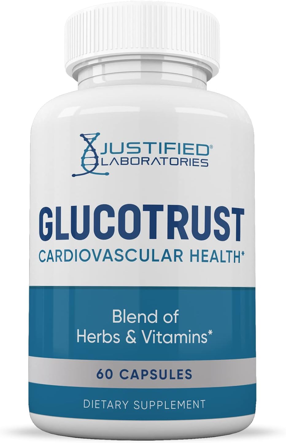 Glucotrust Advanced Formula Supplement Pills 2 Pack - 120 Capsules by Justified Laboratories