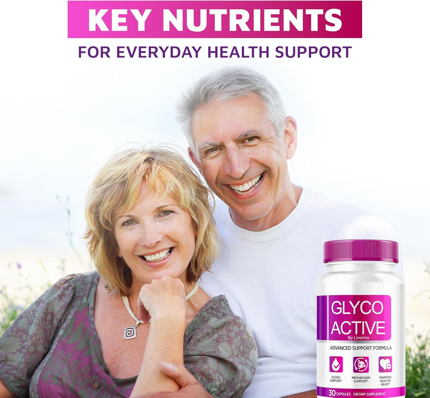Glyco Active Capsules - 30 Count Natural Formula for 1 Month Supply - Advanced Formula with Positive Reviews