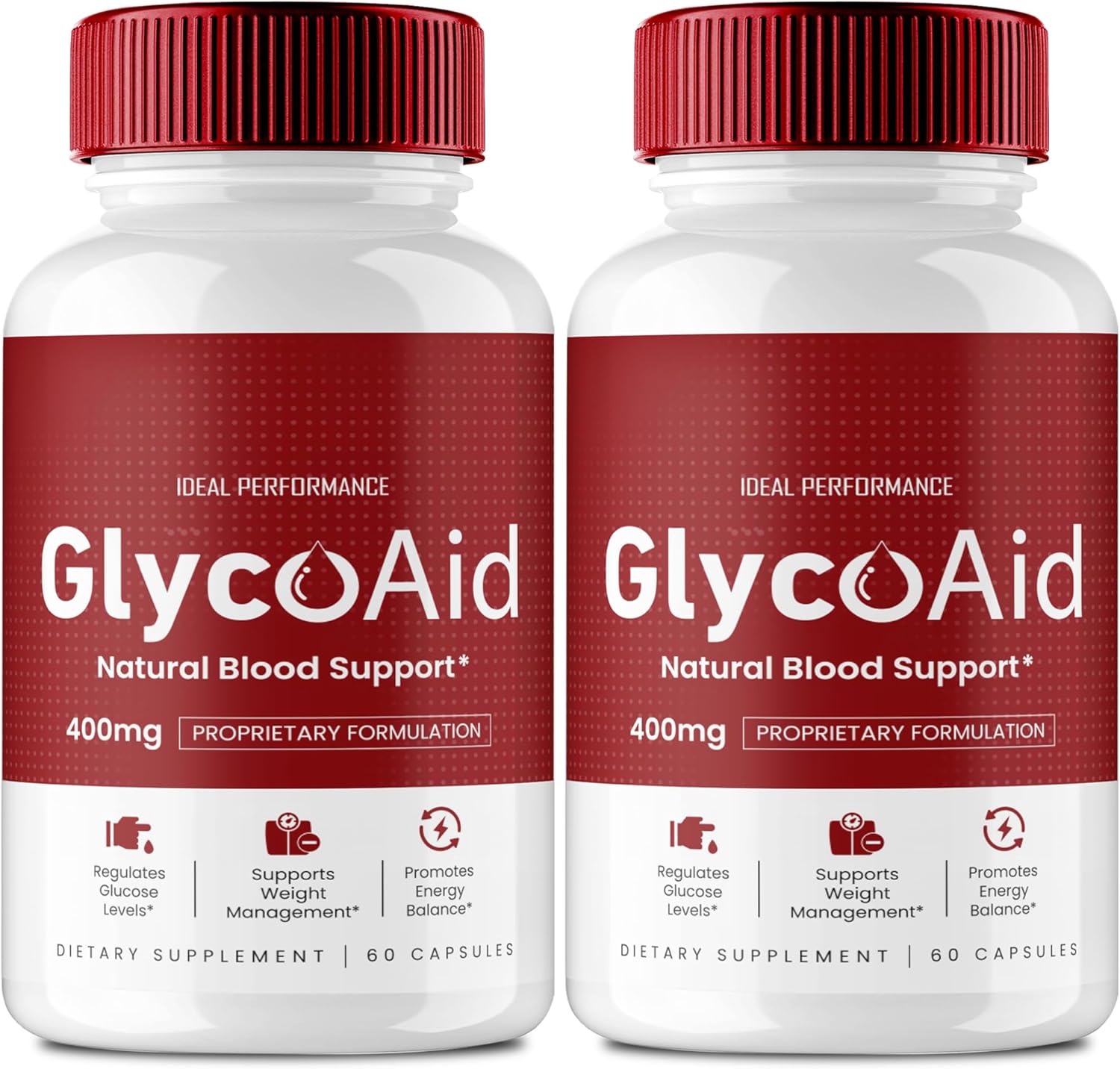 Glyco Aid Blood Support Pills - Advanced Formula Supplement for Maximum Strength - All Natural GlycoAid Capsules (2 Pack)