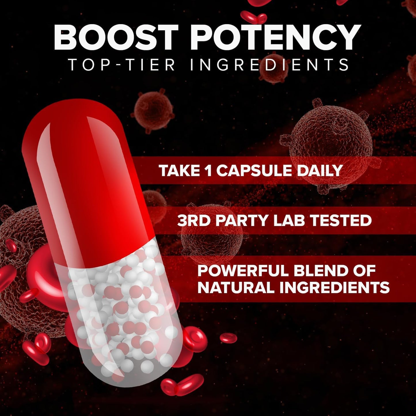 Glyco Forte Capsules - Advanced Supplement for Healthy Energy Levels, All Natural Formula (1 Pack - 60 Capsules)