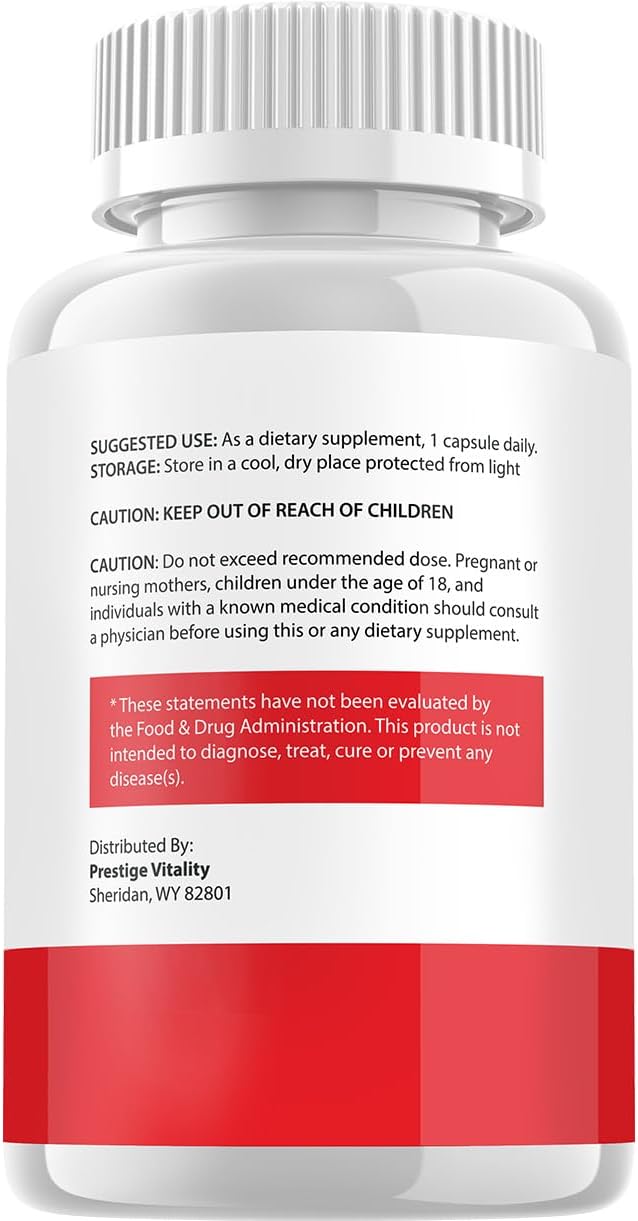 Glyco Forte Capsules - Advanced Supplement for Healthy Energy Levels, All Natural Formula (1 Pack - 60 Capsules)