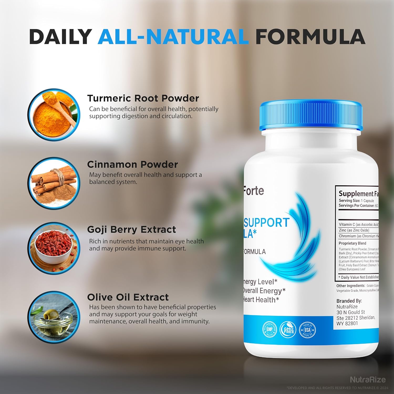 GlycoForte Capsules (5 Pack) - Natural Formula for Blood Circulation Support - Premium 300 Capsules for Overall Health - Official Review