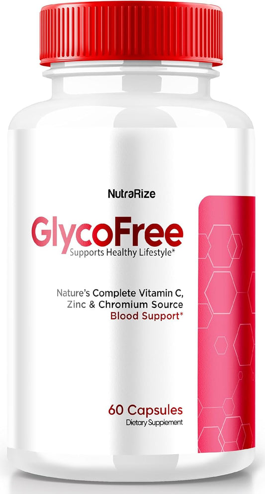 GlycoFree Capsules: Advanced Blood Support Supplement for Healthy Levels, All Natural Formula, Maximum Strength Wellness - 60 Capsules