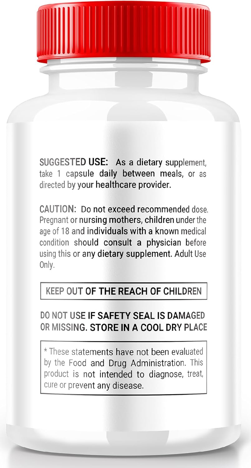 GlycoFree Capsules: Advanced Blood Support Supplement for Healthy Levels, All Natural Formula, Maximum Strength Wellness - 60 Capsules
