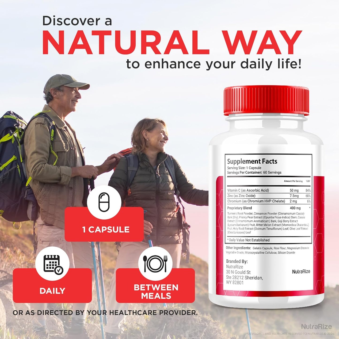 GlycoFree Capsules: Advanced Blood Support Supplement for Healthy Levels, All Natural Formula, Maximum Strength Wellness - 60 Capsules