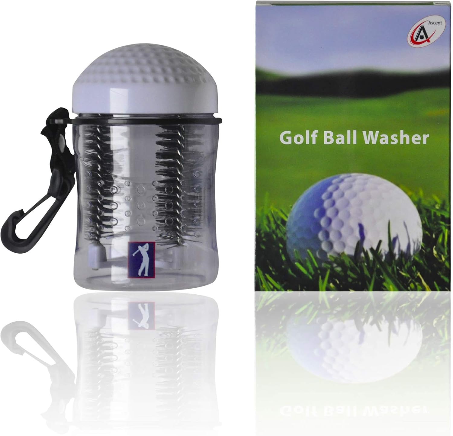 Golfer's Ultimate Gift: Ascent Golf Ball Washer Cleaner - Ideal Gift for Men and Women, Must-Have Accessory