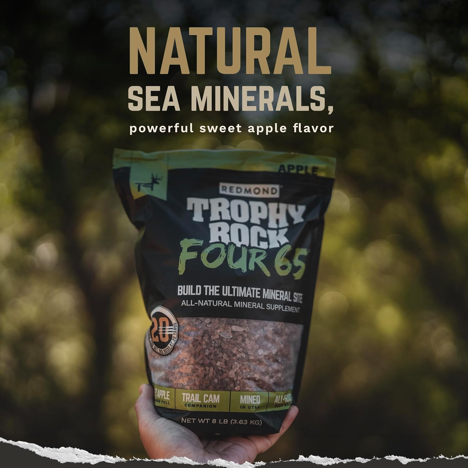 Granular Apple Deer Minerals - REDMOND Trophy Rock Apple Four65®