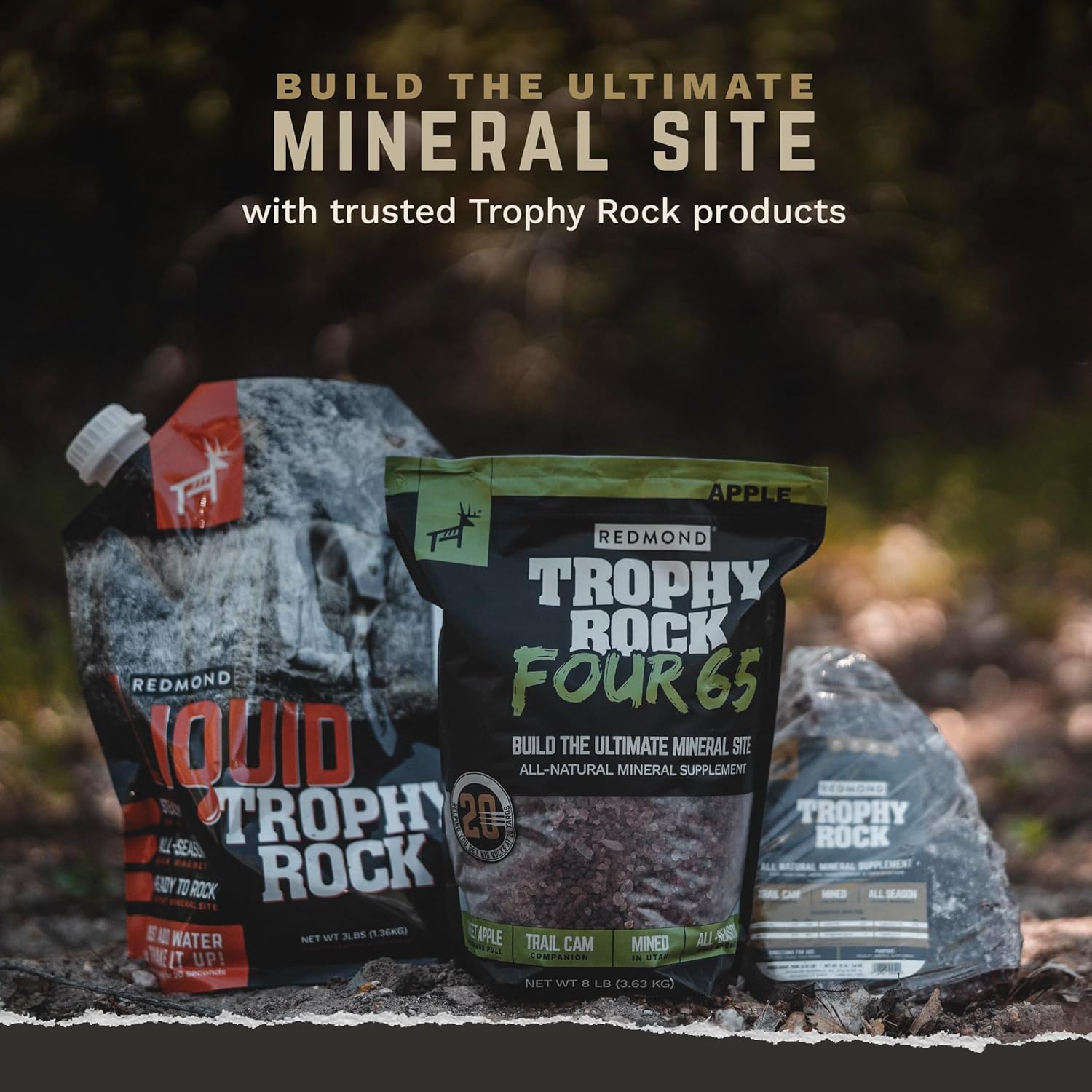 Granular Apple Deer Minerals - REDMOND Trophy Rock Apple Four65®