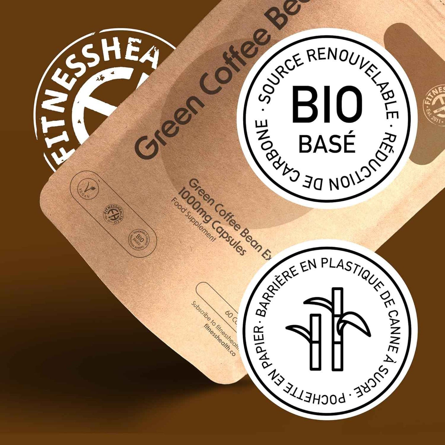 Green Coffee Bean Capsules 1000MG (60 Capsules) - Handpicked and Unroasted Green Coffee Bean Extract - Greens Coffee Supplement - High Strength Green Coffee Capsule